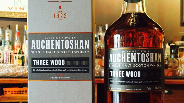 Auchentoshan Three Wood bottle