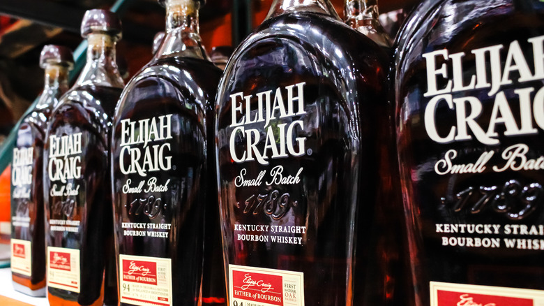 Elijah Craig Small Batch bottles