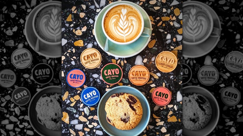 cayo cappuccino cookie coasters