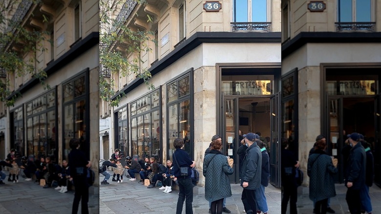 people outside partisan cafe