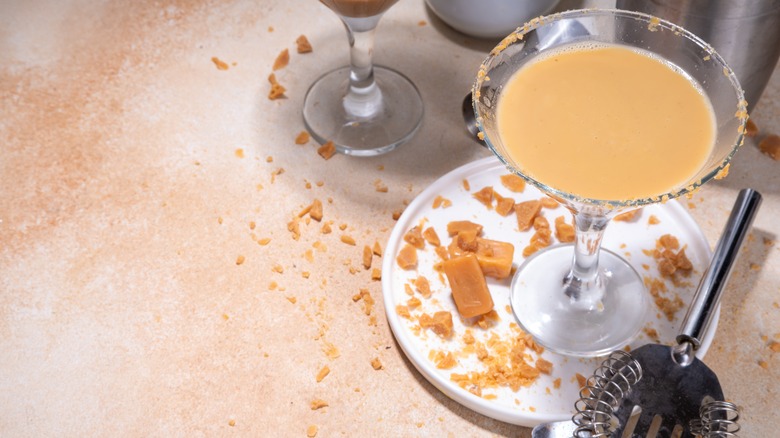 caramel cocktail mess