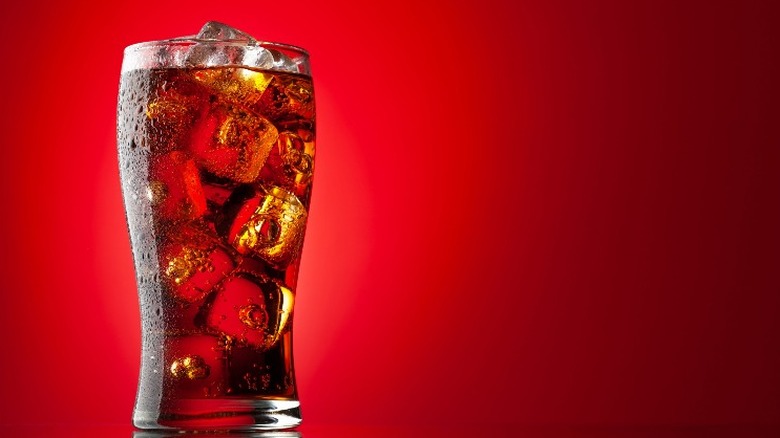 A glass of Coke