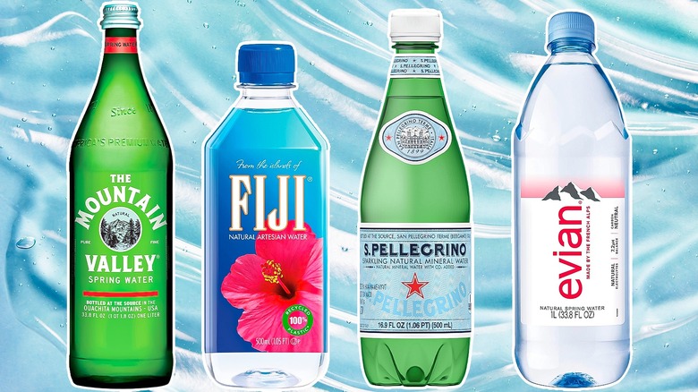 bottled mineral water logos