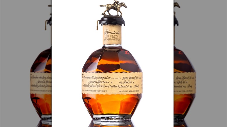 A bottle of Blanton's Original Single Barrel Bourbon