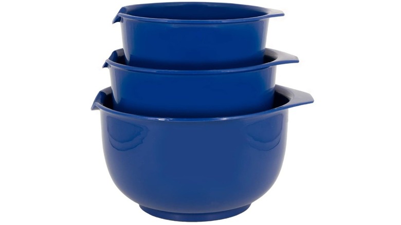 Three stacked Glad mixing bowls