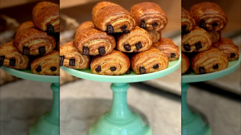 Gluten-free chocolate croissants