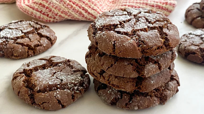 Vegan Gluten-Free Almond Crinkle Cookies