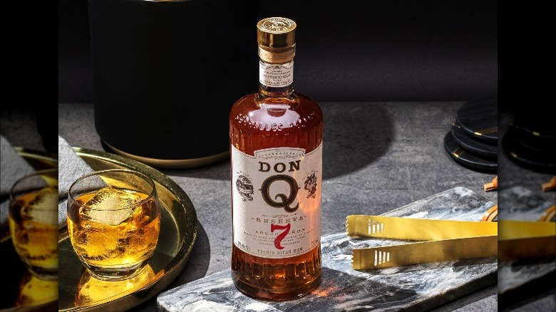 Don Q Reserva bottle cocktail