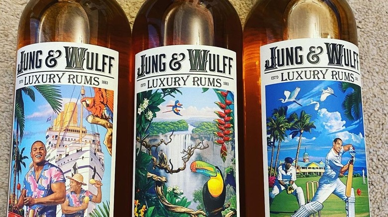 Jung & Wulff rum bottles