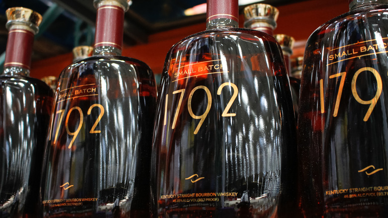 Bottles of 1792 Small Batch on shelf