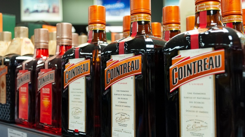 bottles of Cointreau