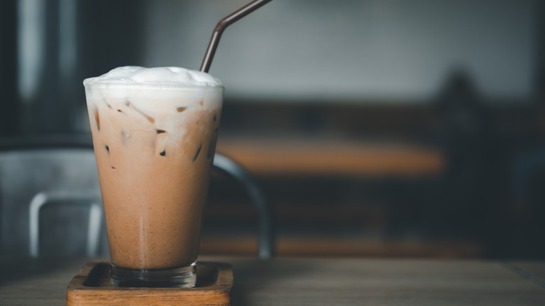 Coffee with cold foam