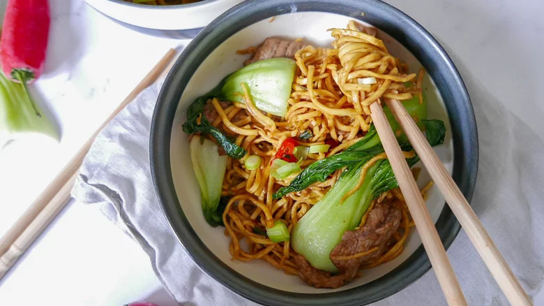 Spicy beef stir-fry