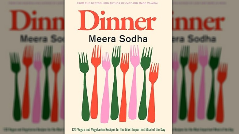 Cookbook cover of Dinner by Meera Sodha