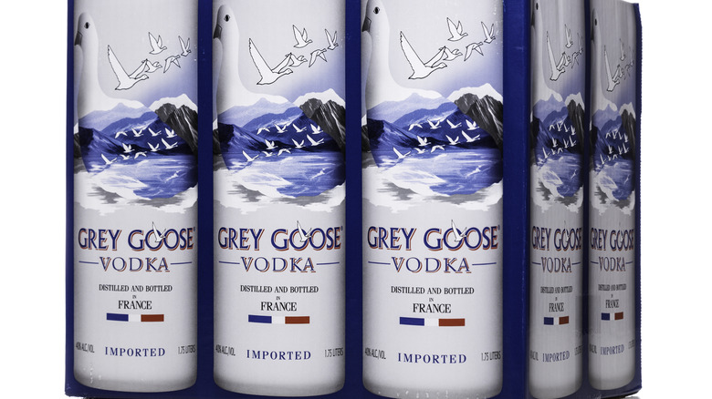 box of Grey Goose
