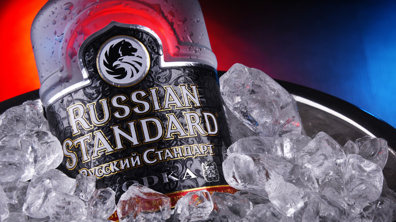 Russian Standard on ice