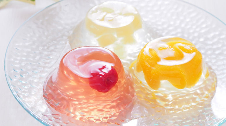 fruit jellies in bowl