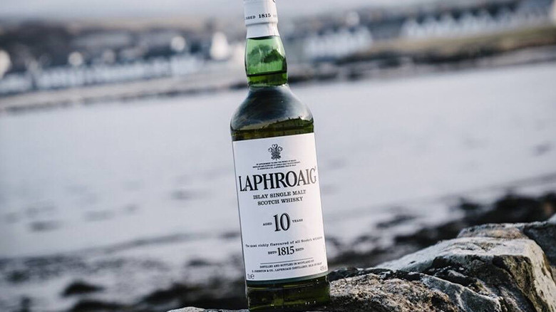 Laphroaig 10-Year bottle