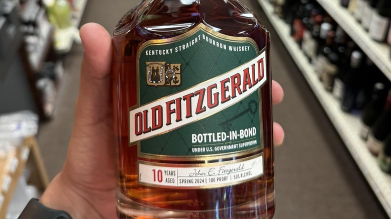 Old Fitzgerald 10 Year Bottled-in-Bond bottle