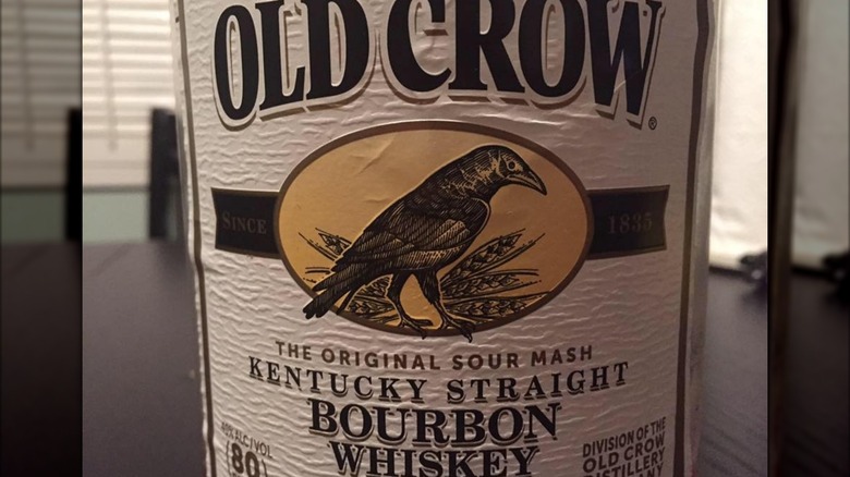 Close-up image of Old Crow bourbon