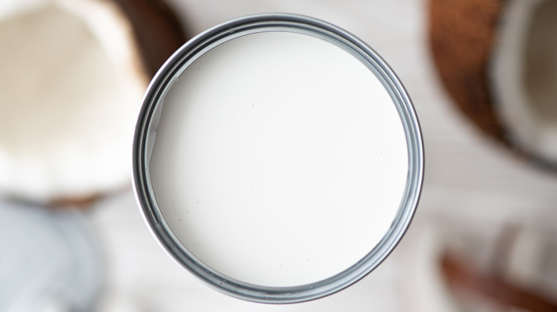 Canned coconut milk