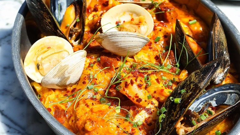 Seville's paella-style risotto