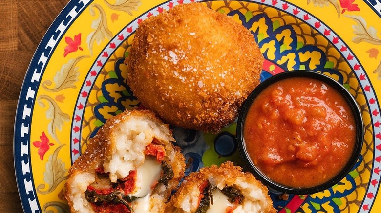 Sfera Sicilian Street Food's crispy risotto balls