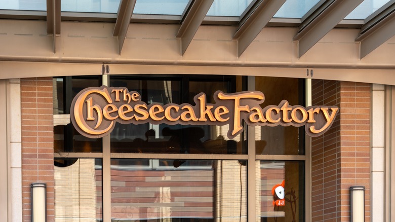 The Cheesecake Factory sign