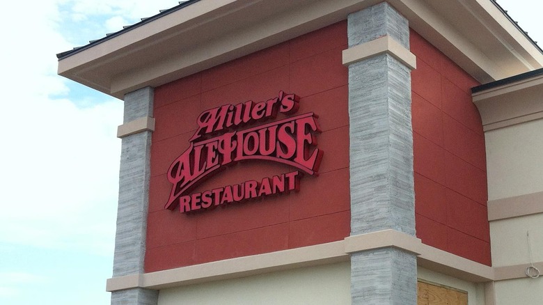 Miller's Ale House sign