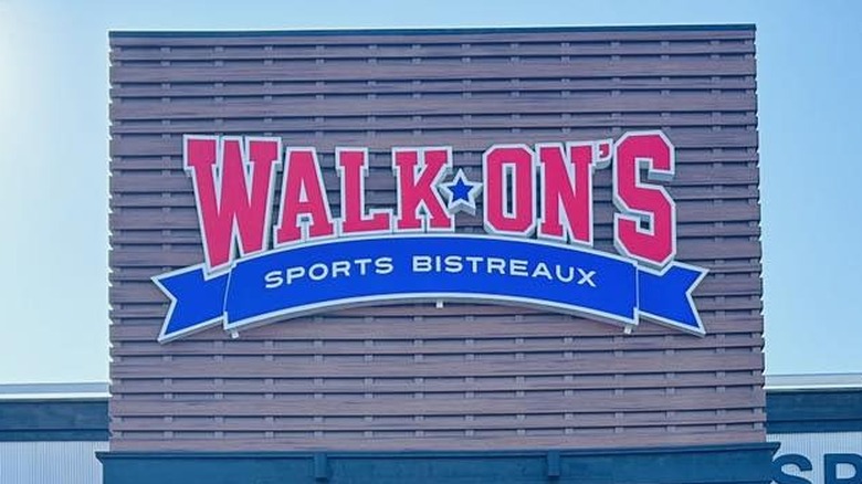 Walk On's Sports Bistreaux sign