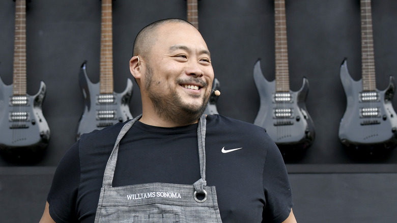 Smiling David Chang