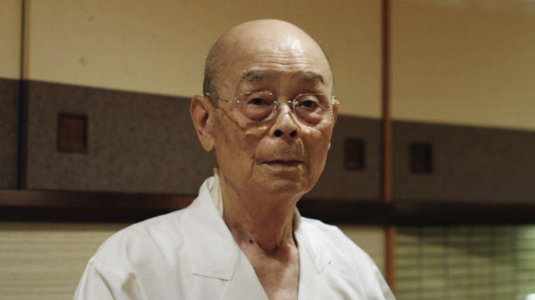 Jiro Ono at his restaurant