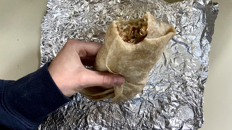 Chipotle 3-pointer burrito