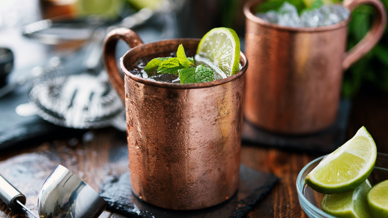 moscow mule copper mugs