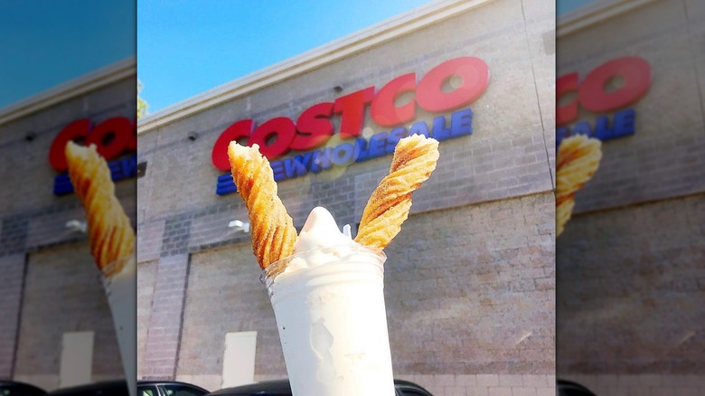 Churro in ice cream