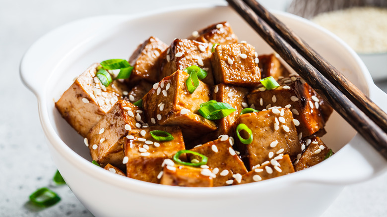 tofu in sauce