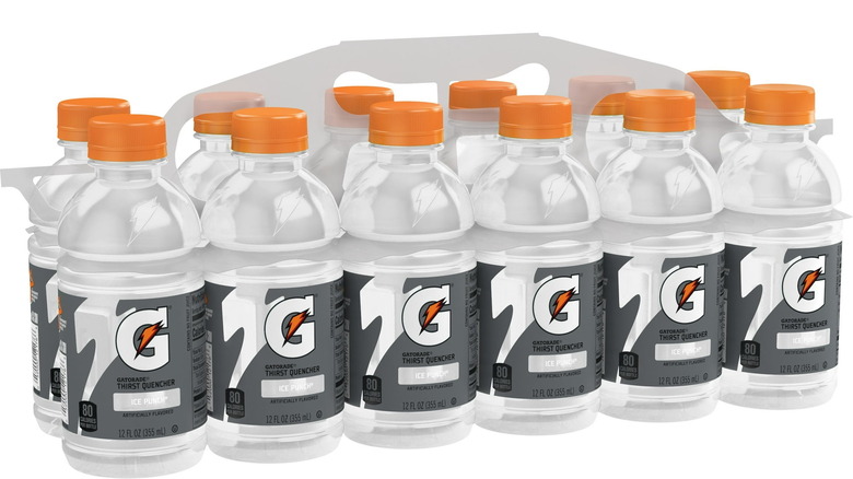 12-pack of Ice Punch Gatorade bottles