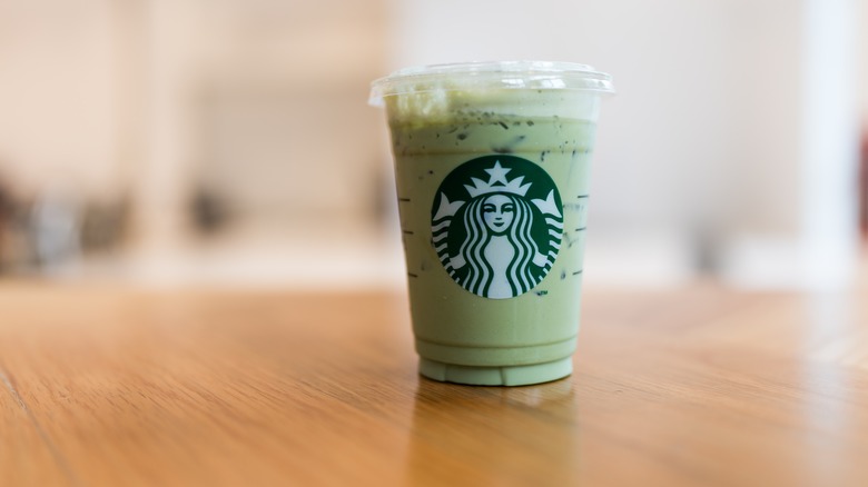 iced matcha green tea