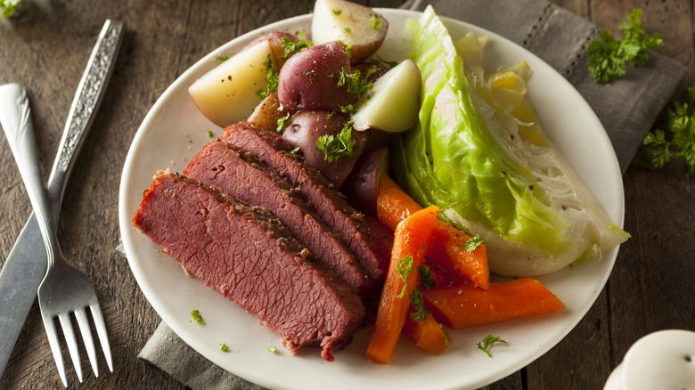 Corned beef and cabbage