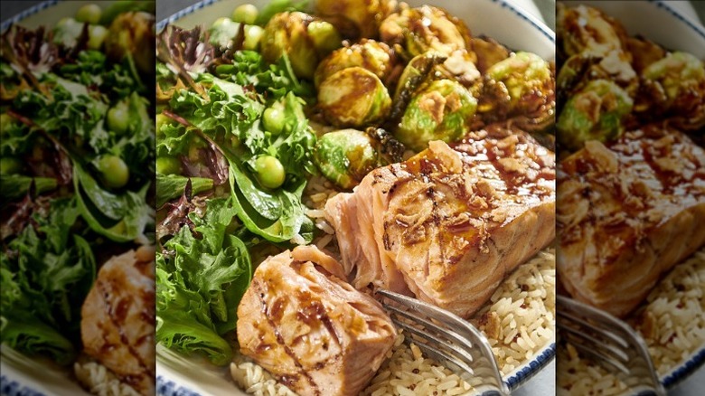 Sesame Soy Salmon Bowl