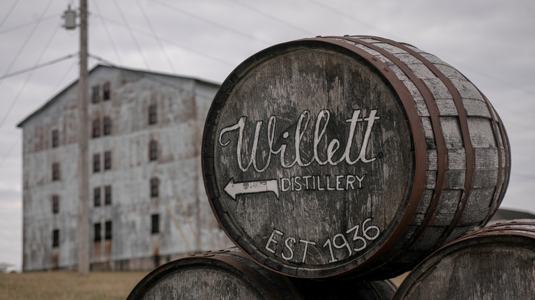 Willett Distillery barrels