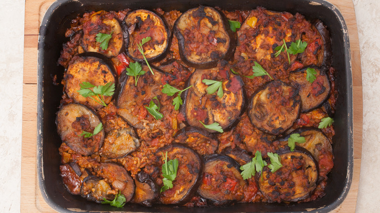 egyptian mesakaa moussaka caserole 