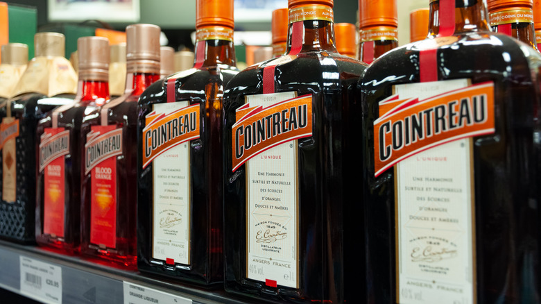 Cointreau bottles on store shelf