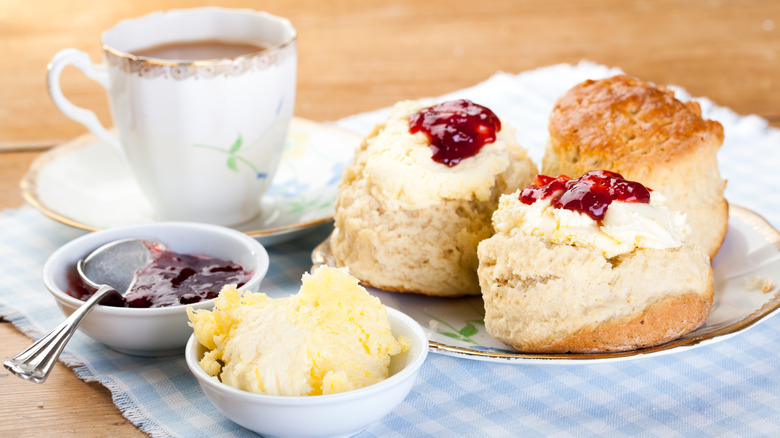 Tea and scones