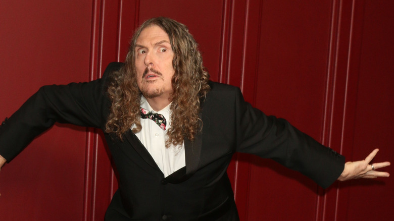 Weird Al Yankovic posing at the 2024 AppleTV Post Emmy Party