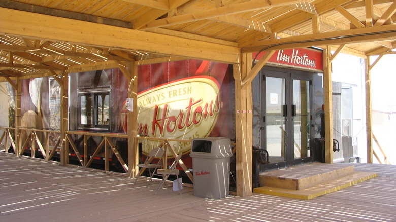 Tim Hortons in Kandahar, Afghanistan, from the Collection of the Royal Montreal Regiment