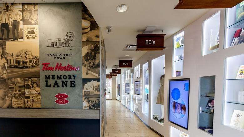 Inside the Tim Hortons Museum in Hamilton, Canada