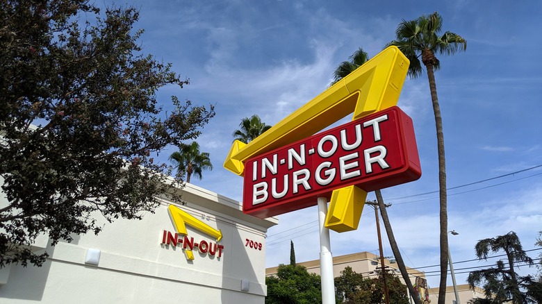 In-N-Out Burger sign