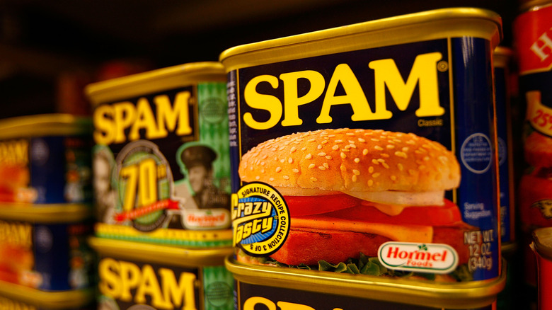 Cans of spam