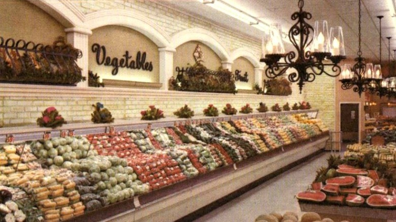 Produce display at National Tea